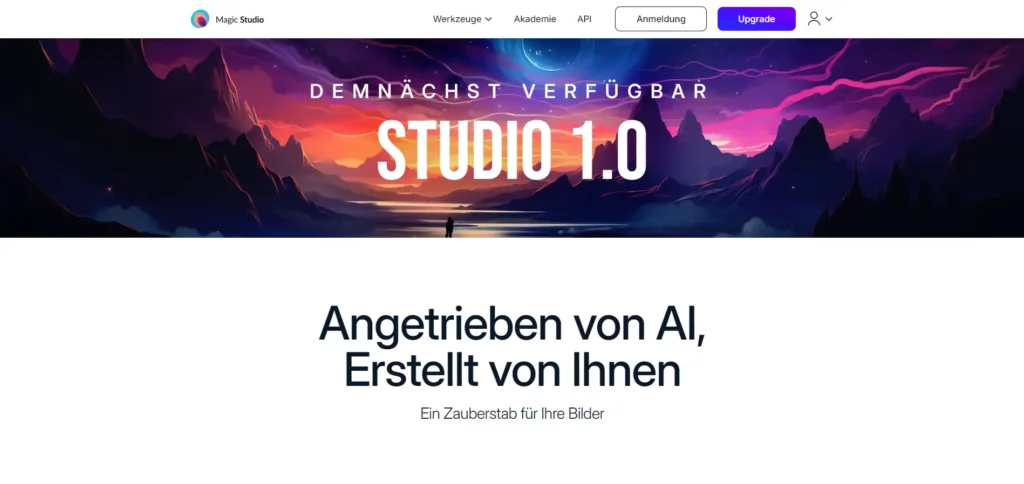 Magic Studio Startseite