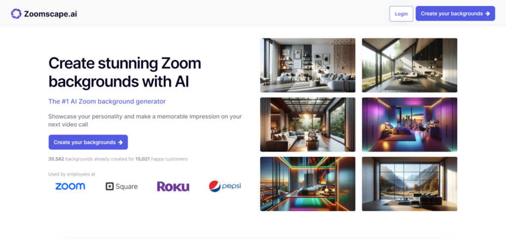 Zoomscape.ai Startseite