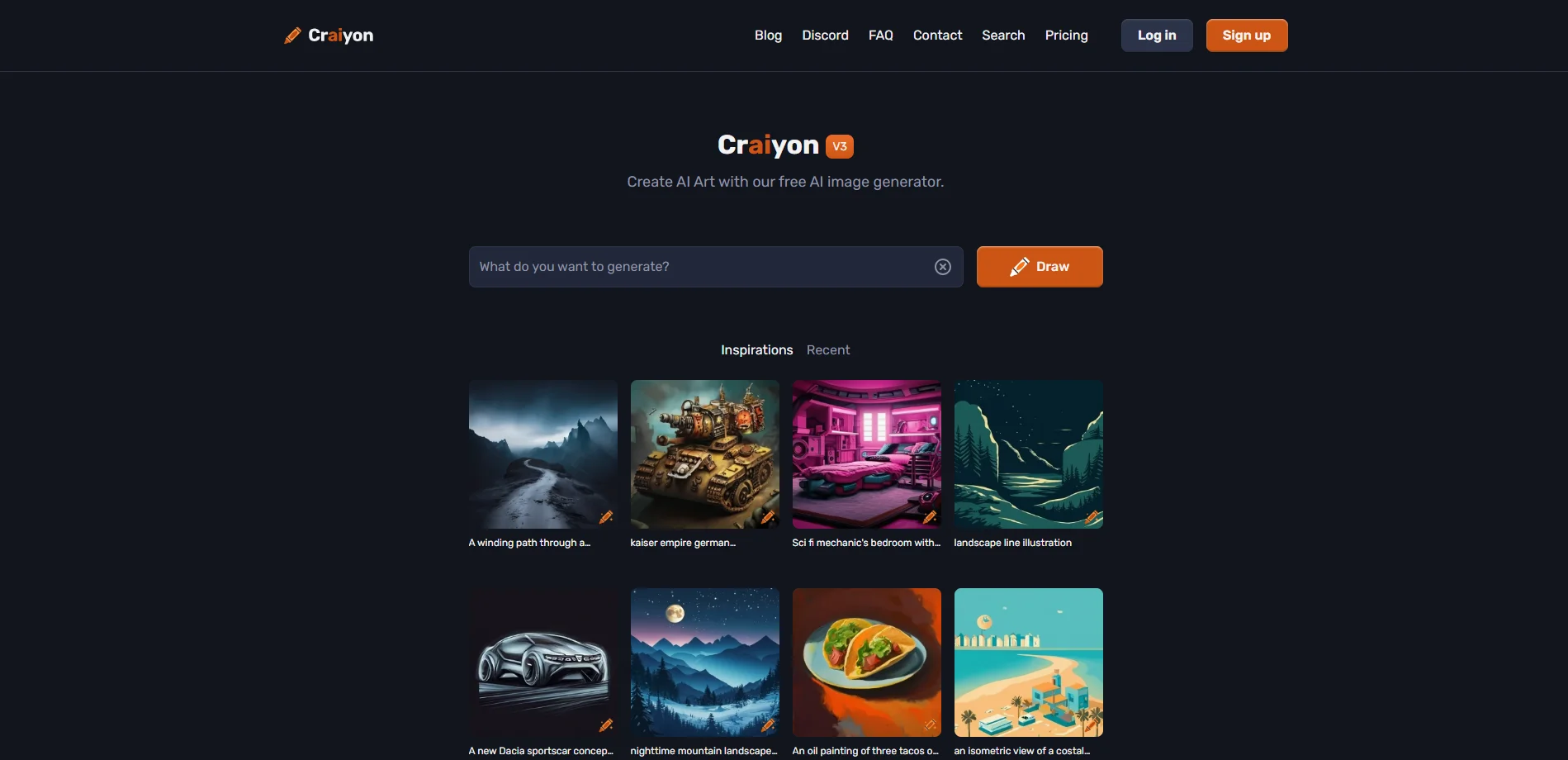 Craiyon Bilder generieren vollkommen kostenlos und ohne Anmeldung