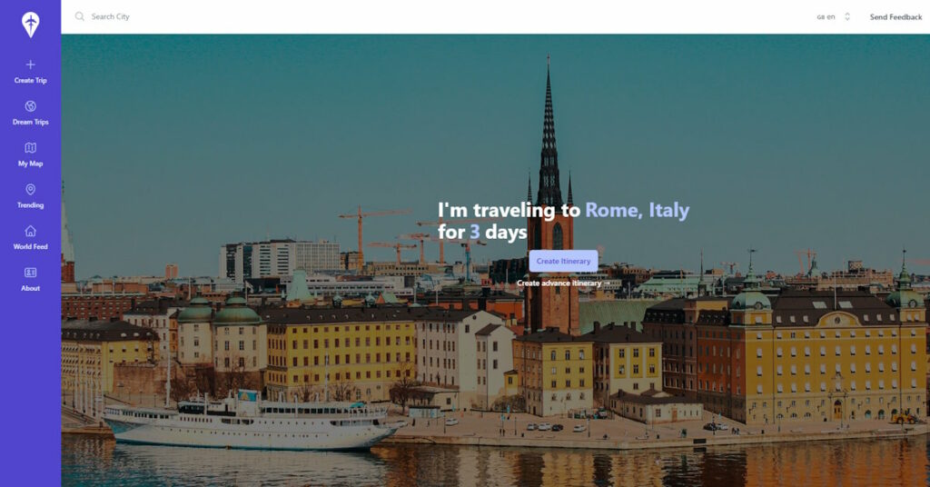 Aicotravel Rome Reiseplanung für 3 Tage mit KI vorgestellt