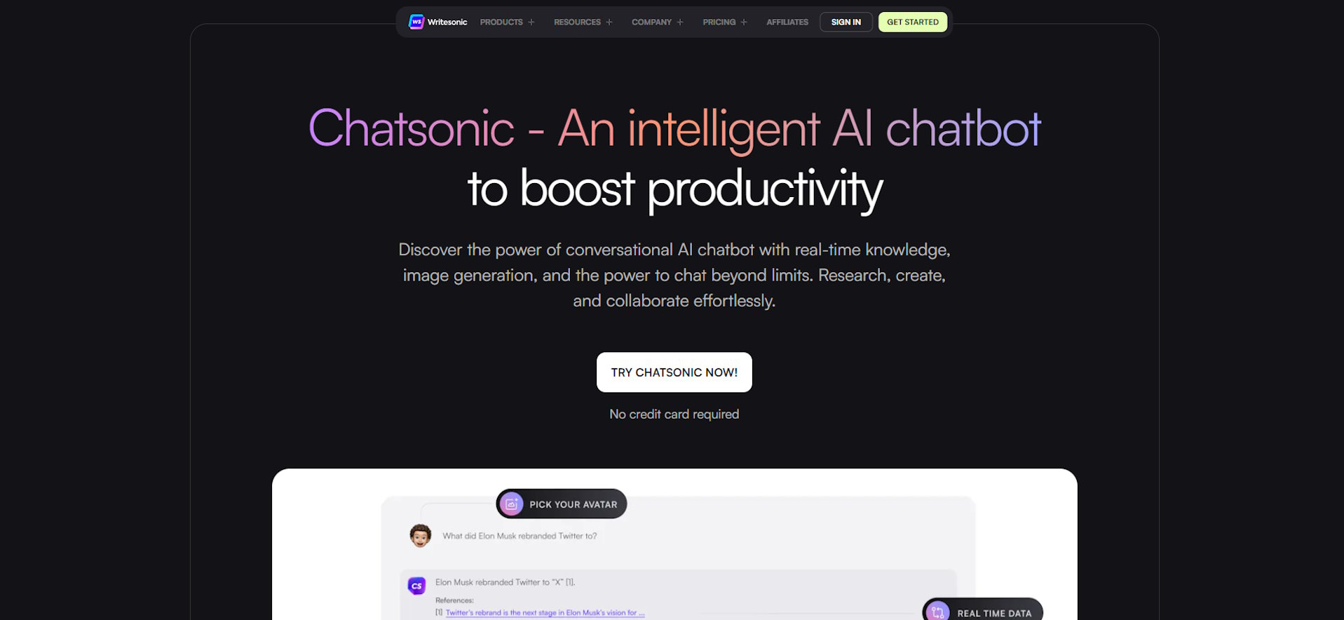 Chatsonic Chatbot als alternative zu ChatGPT