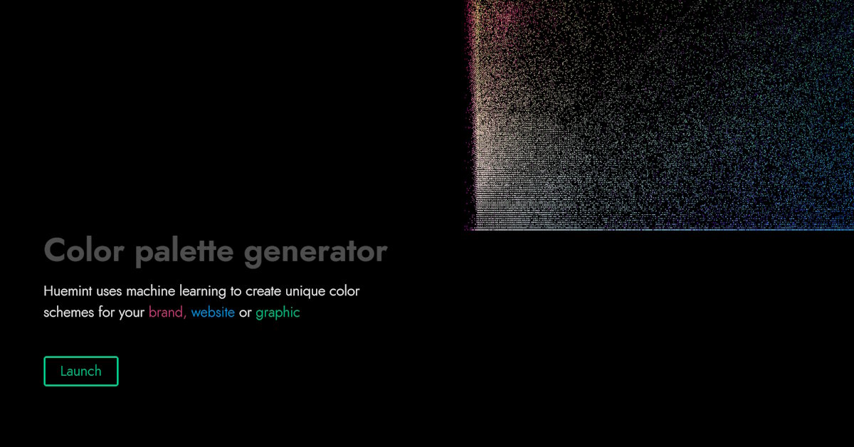 Huemint Color Palette Generator AI