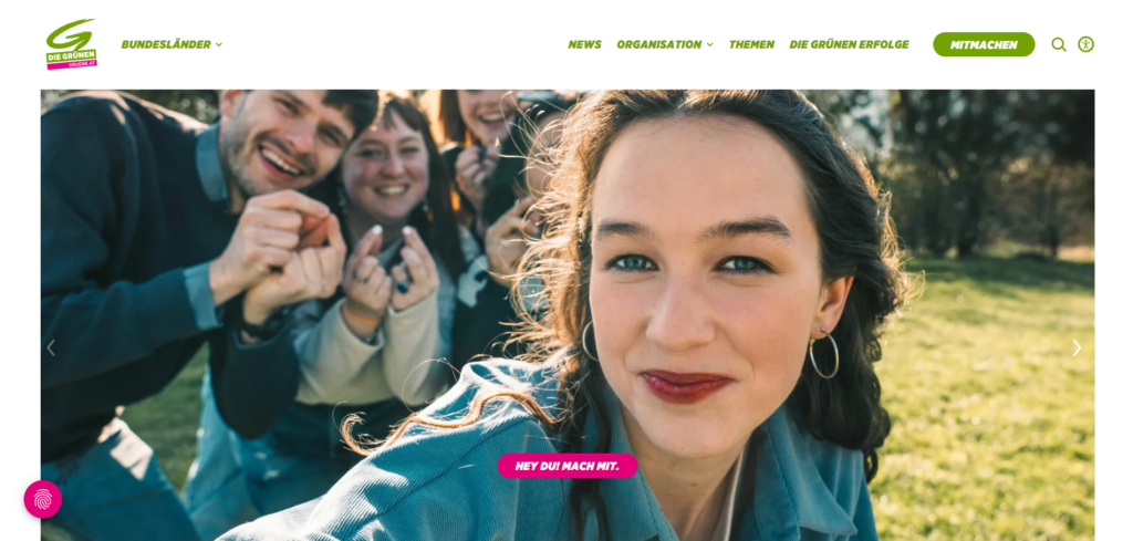 Die Grünen Österreich Startseite Website