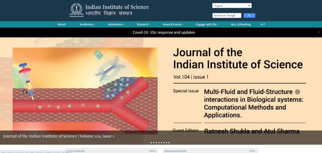 Indian Institute of Science Universität